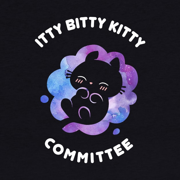 Itty Bitty Kitty Committee Dark Shirts by Lupa1214